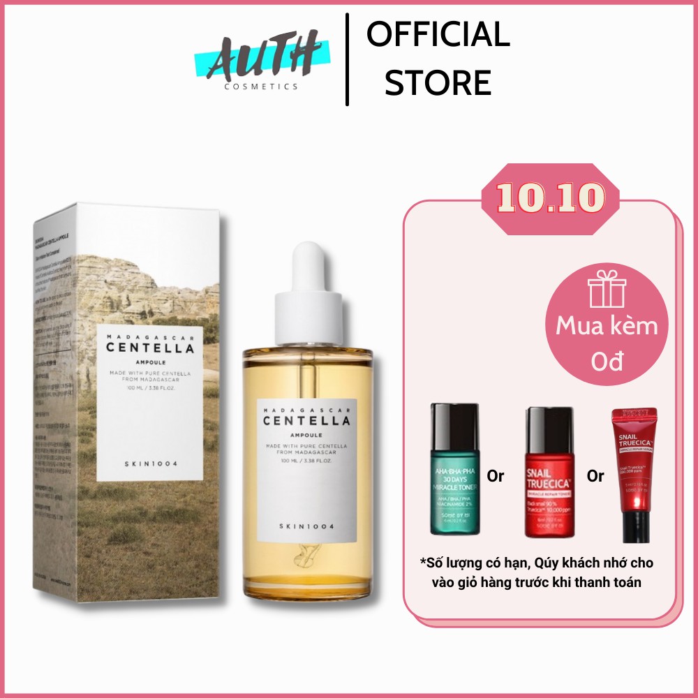 Tinh chất rau má Skin1004 MOON21 Serum Centella dưỡng da nhạy cảm Madagascar Skin1004 Centella Ampoule 100ml