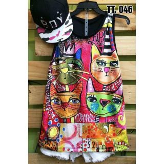 Áo tank top in 3D nam nữ