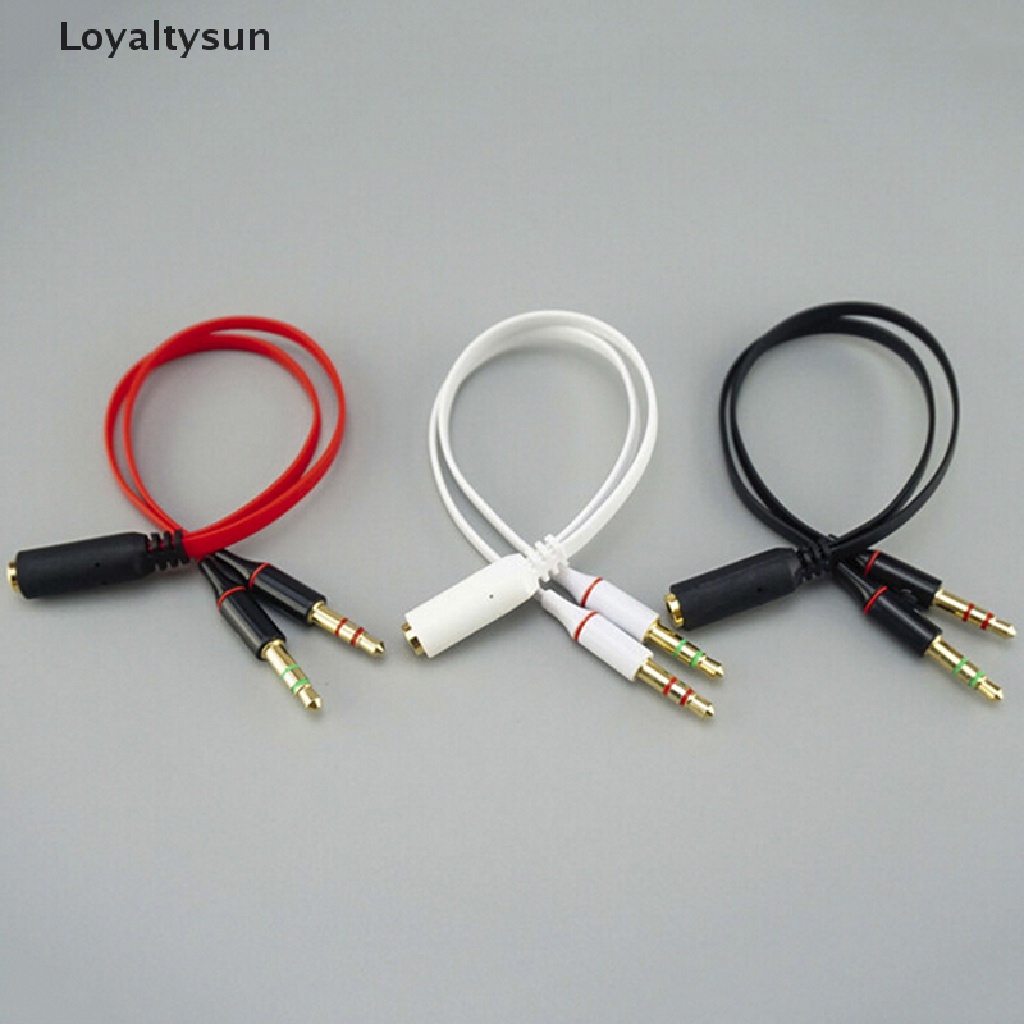 Dây cáp âm thanh chuyển đổi từ 2 cổng 3.5mm sang 1 cổng tai nghe chuyên dụng
