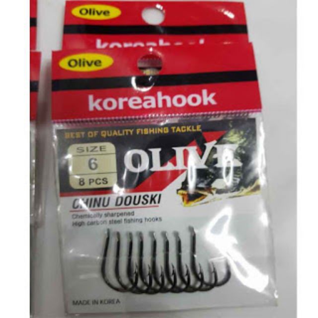 Lưỡi câu CHINU OLIVE KOREA