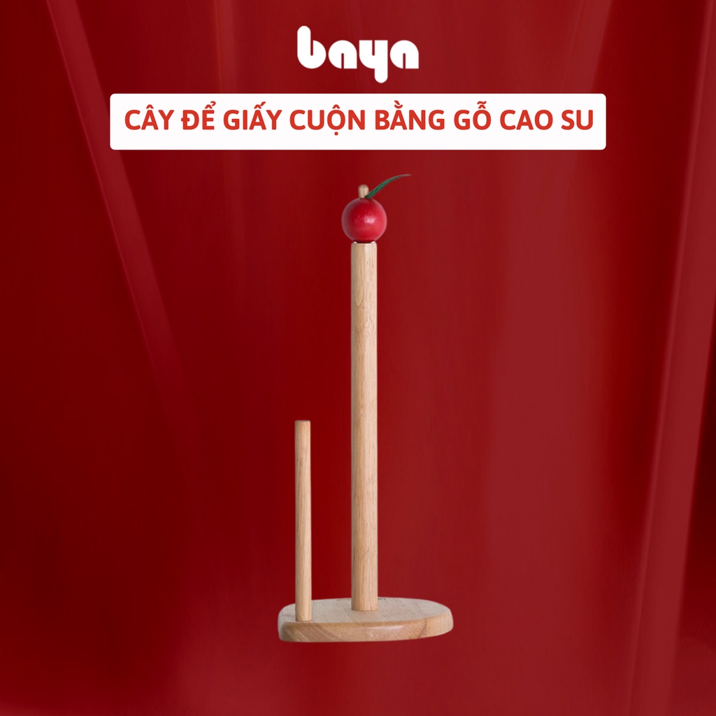 Cây Để Giấy Cuộn BAYA CLIFTON Gỗ Cao Su Thiên Nhiên Màu Gỗ Tự Nhiên Bền Chắc Màu Gỗ Tự Nhiên 1072327