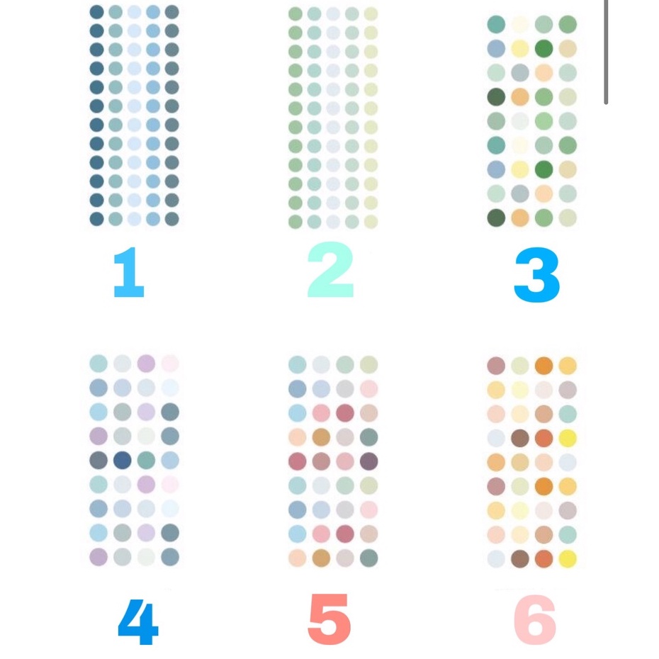 Sticker dán tròn (dạng cuộn) - 50 mm x 3.0 m - Ghi chú - Washi Tape trang trí