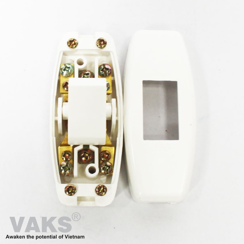 CÔNG TẮC NGANG CT4-804, 7A-250V, Chính Hãng Hàng Việt Nam Chất Lượng Cao.