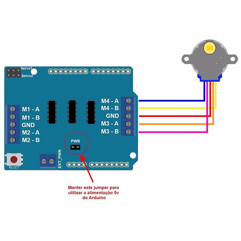 Motor Driver Shield L293D