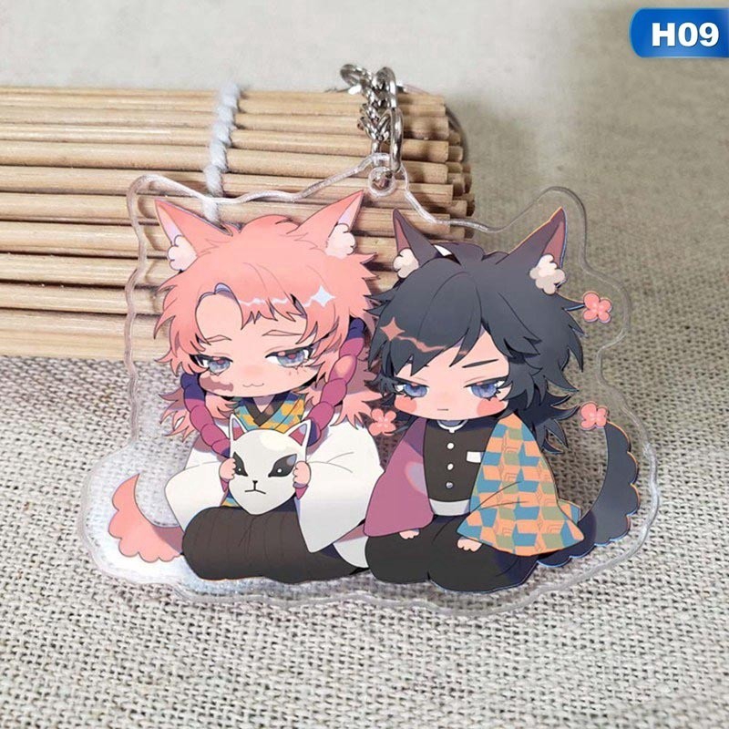 Tmdbyx Móc khóa hình nhân vật hoạt hình kimetsu No yaiba dễ thương