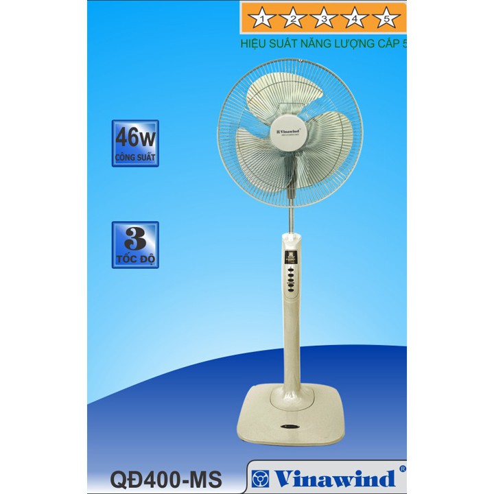 Quạt cây đứng Vinawind QĐ-400-MS