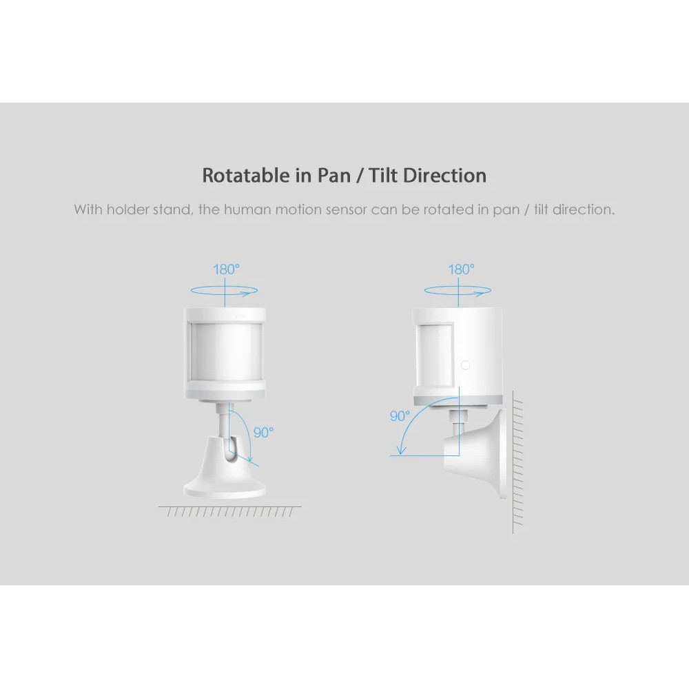 Cảm biến chuyển động Aqara chính hãng tích hợp cảm biến sáng kèm chân đế