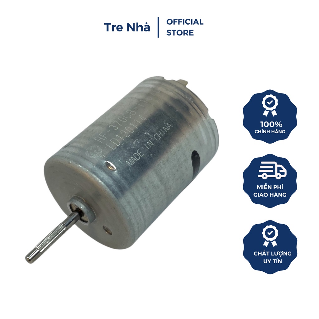 Động cơ Wanbaozhi 370-11670 Bàn chải kim loại quý DC12V-24V Động cơ DC chính xác cho thiết bị AV xe