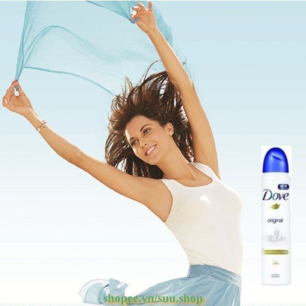 Xịt Khử Mùi Nữ 150Ml Dove Original, suu.shop Cam Kết 100% Chính Hãng. | BigBuy360 - bigbuy360.vn