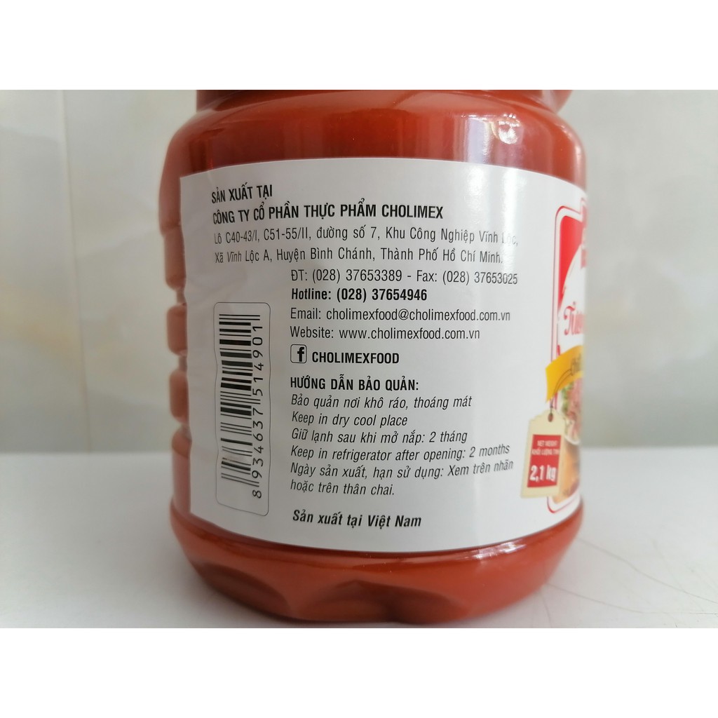 [2.1 Kg – Phở] Tương ớt [VN] CHOLIMEX Chili Sauce for “Phở” (choli-hk)