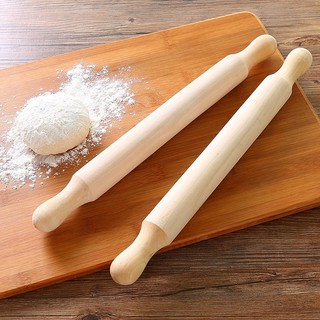 Cây lăn bột bằng gỗ có tay cầm 40cm