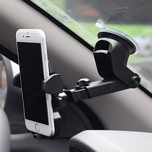 Giá đỡ điện thoại trên ô tô xoay 360 Độ, Kẹp Điện Thoại Ô Tô Đa Năng 3 Chức Năng Gắn Trên Xe Ô Tô - DT05