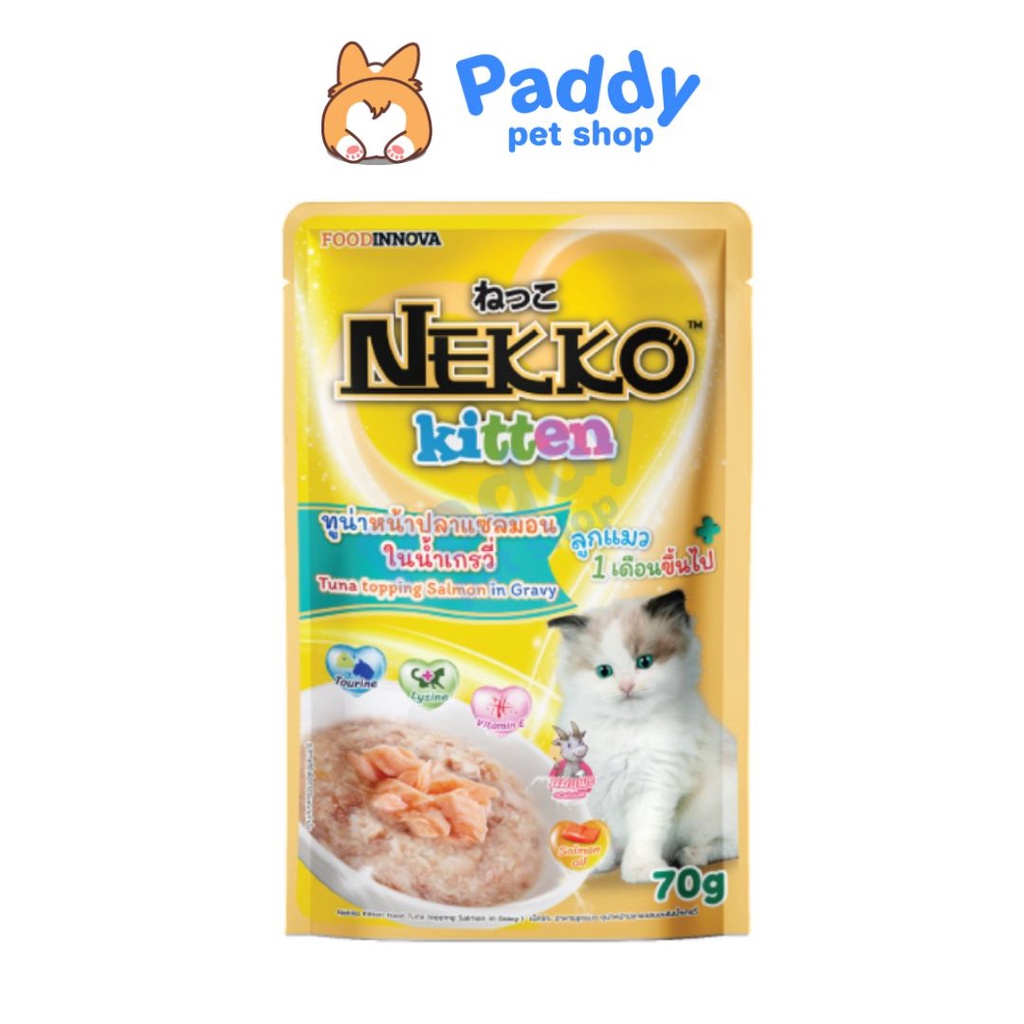 Pate Nekko KITTEN Gravy Dạng Sốt Cho Mèo Con