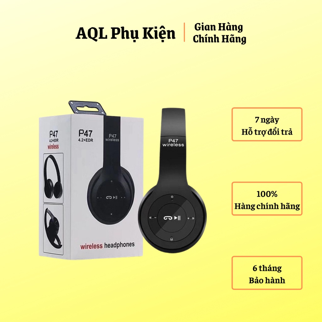 Tai Nghe Bluetooth Chụp Tai Có Mic Chống Ồn Không Dây - Tai Nghe Gaming