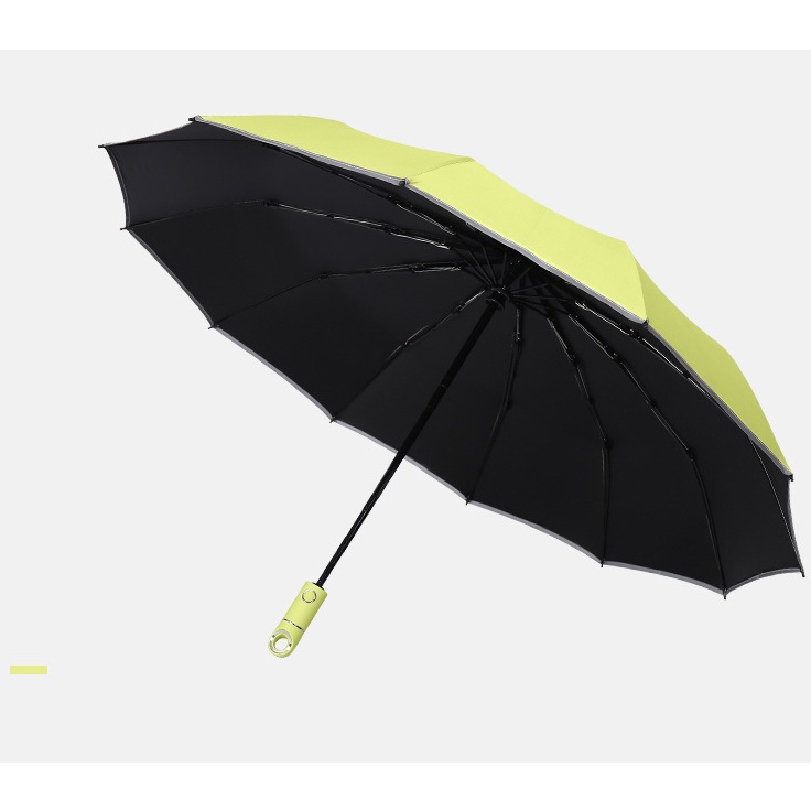 Ô dù tự động 2 chiều 12 nan phản quang xuất Nhật chống UV