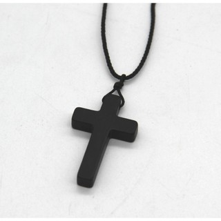  Dây Chuyền Mặt Thánh Giá Bằng Gỗ Mun Cá Tính