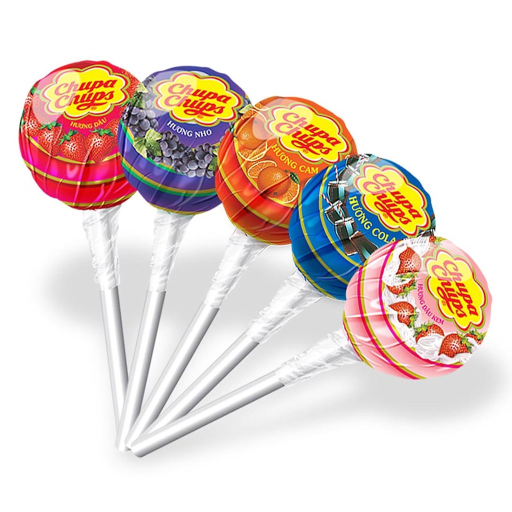 1 Chiếc Kẹo Mút Chupa Chups Hương Trái Cây 10g