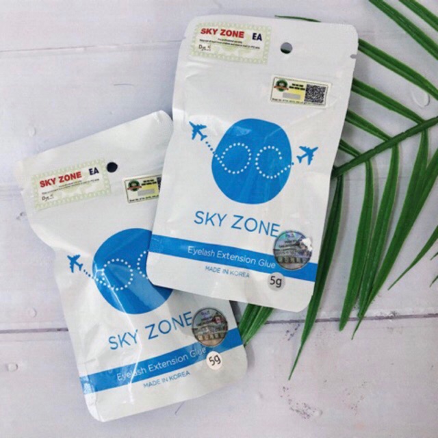 Keo nối mi Sky Zone chính hãng mau khô.