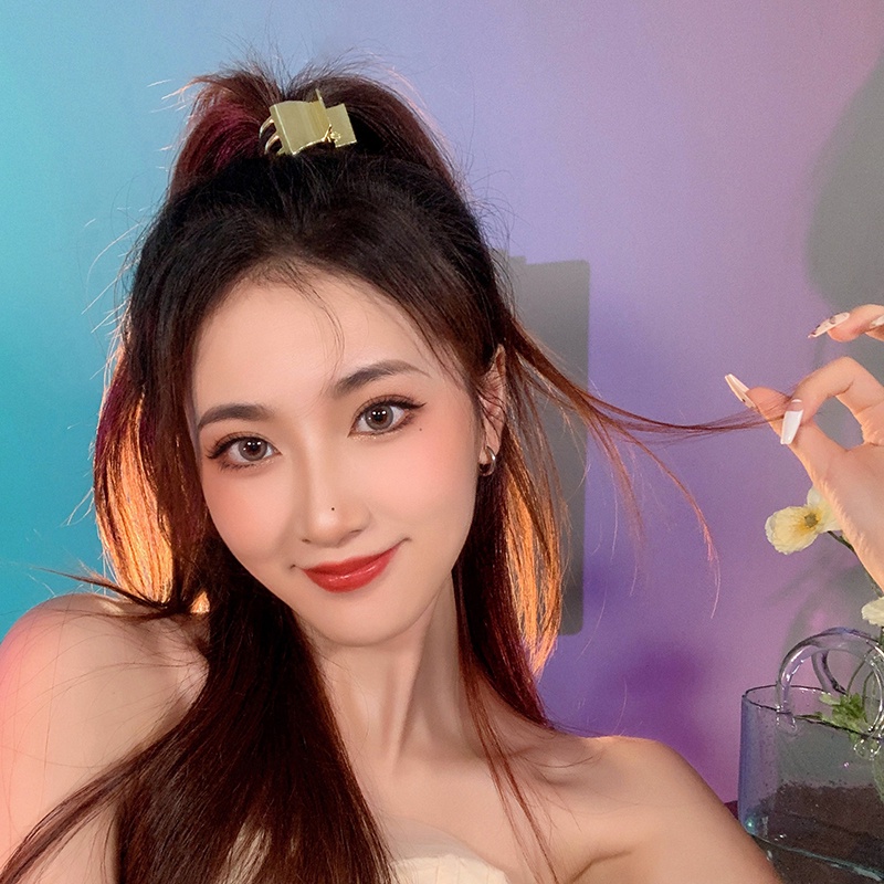Kẹp Tóc Đuôi Cá Mập Mini Bằng Kim Loại Dễ Thương