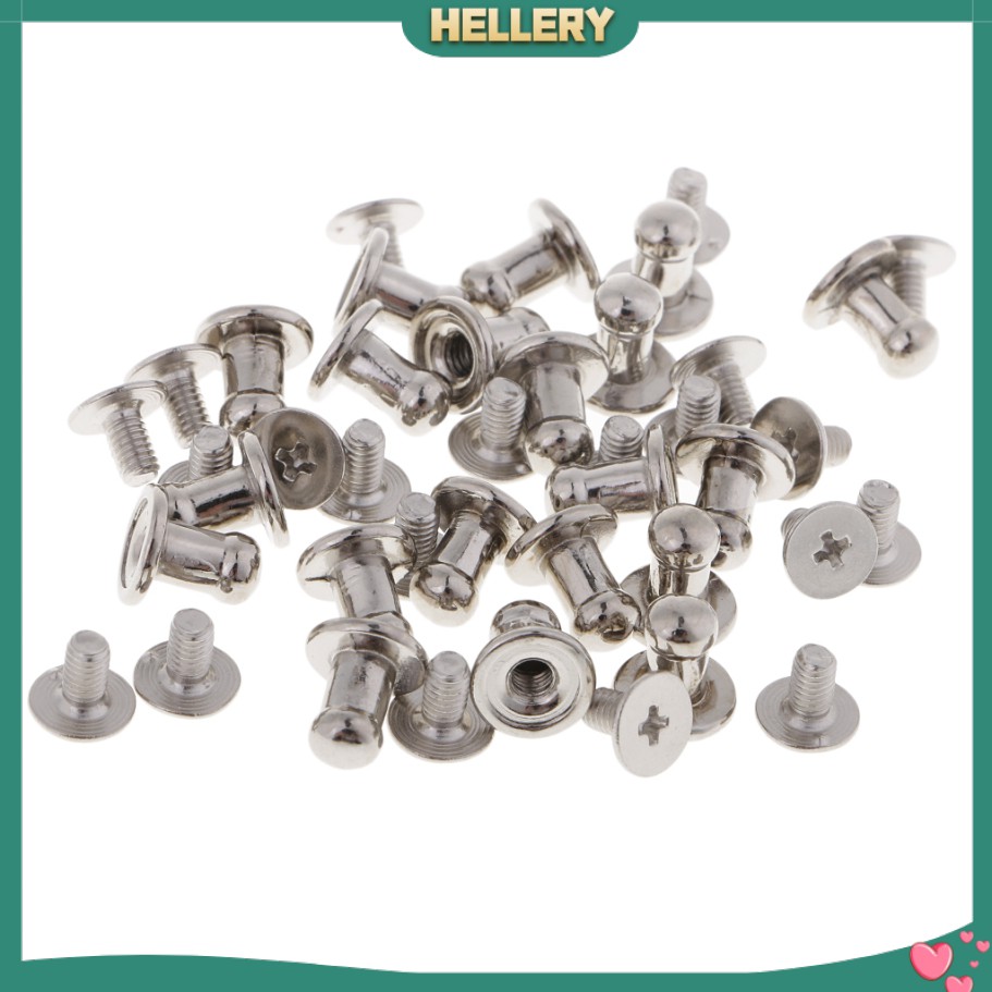 Set 20 Đinh Tán Đầu Tròn mini Bằng Đồng Chuyên Dụng Làm Đồ Da