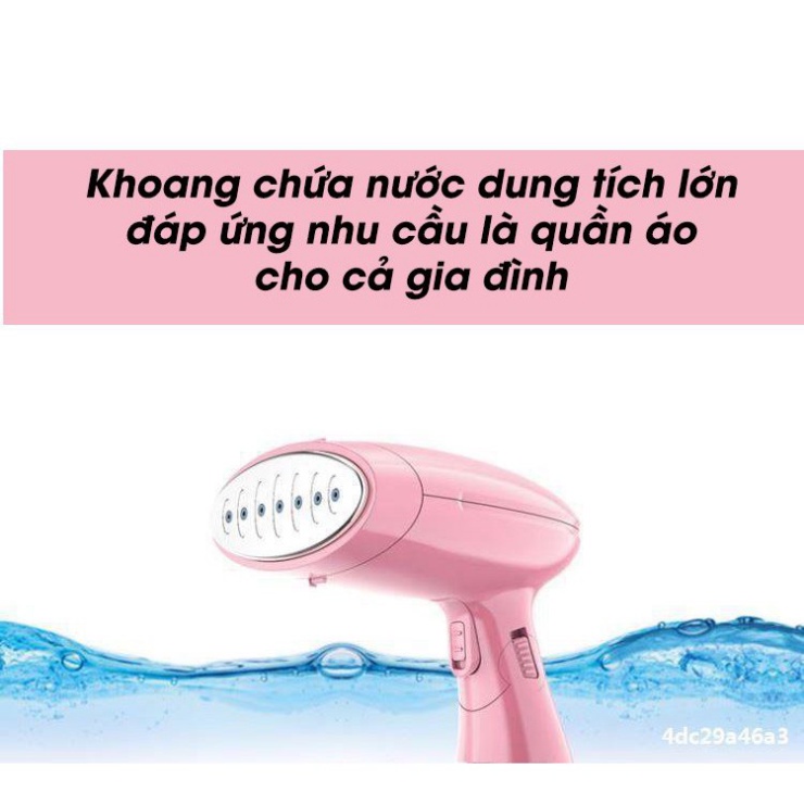 Bàn là hơi nước cầm tay gấp gọn Sokany 1500W - Bàn ủi hơi nước đứng thế hệ mới ủi mạnh, siêu phăng, giữ nước cho quần áo