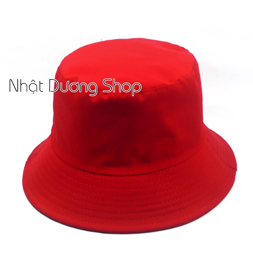 Nón bucket 2 mặt thêu hình bắn tim sành điệu - Chất liệu Cotton cao cấp tạo nên sự thoáng mát