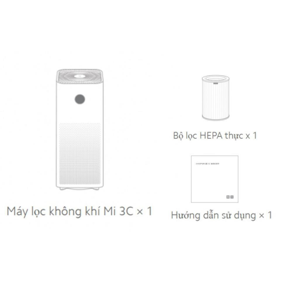 [Mã ELHA22 giảm 5% đơn 300K] Máy lọc không khí Xiaomi Air Purifier 3C Bản quốc tế - Bảo hành 12 tháng chính hãng