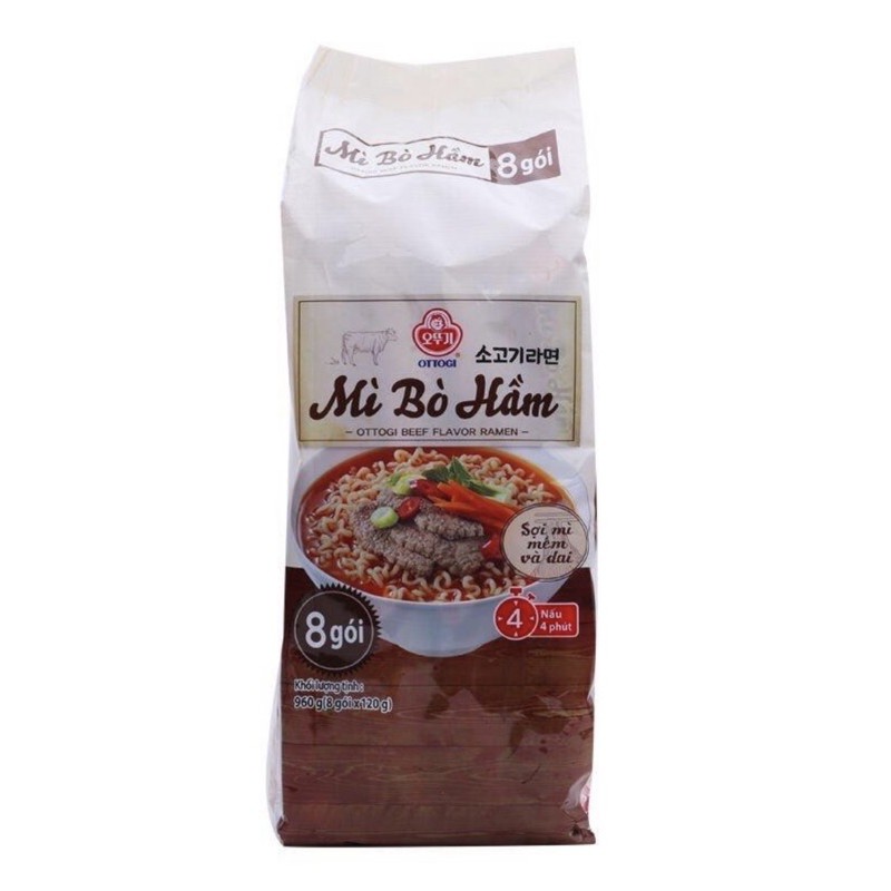 mì bò hầm OTTOGI 120g LOC 8