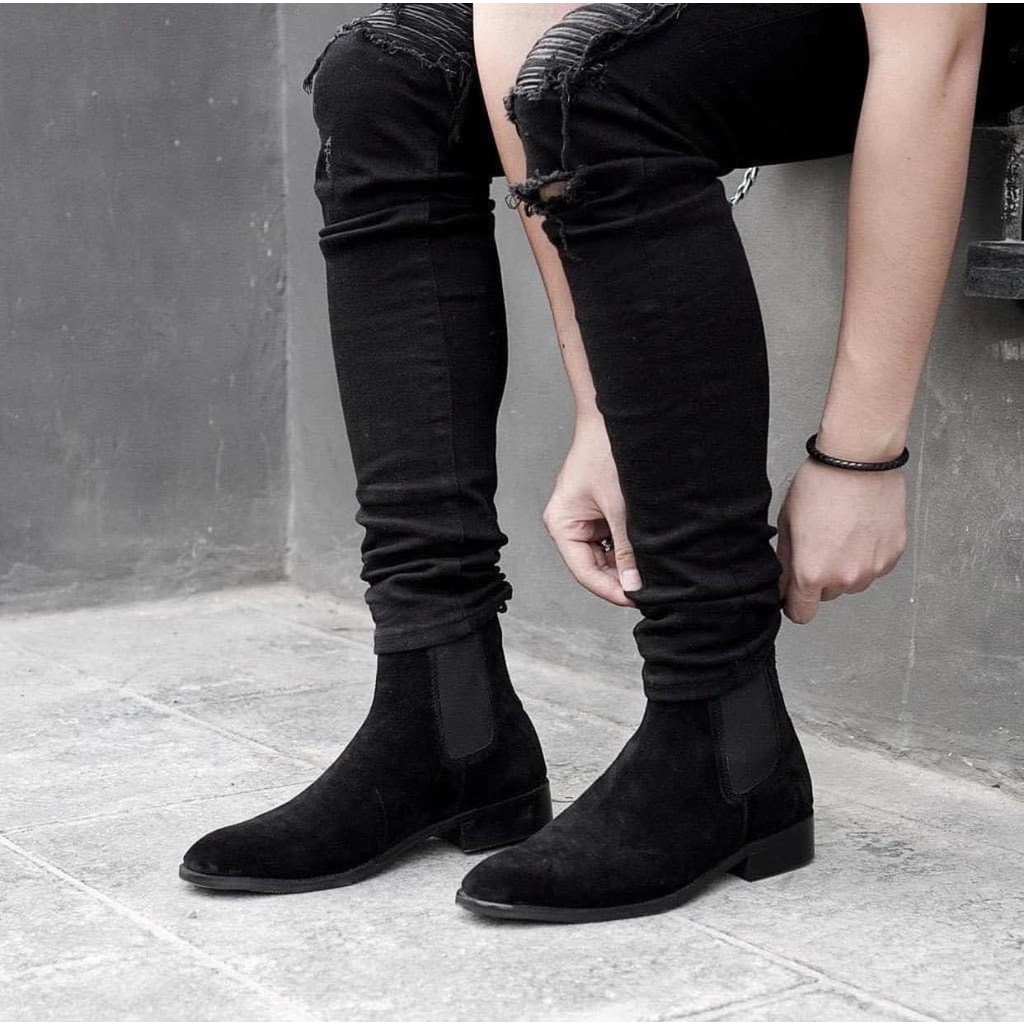 Chelsea boot Black suede