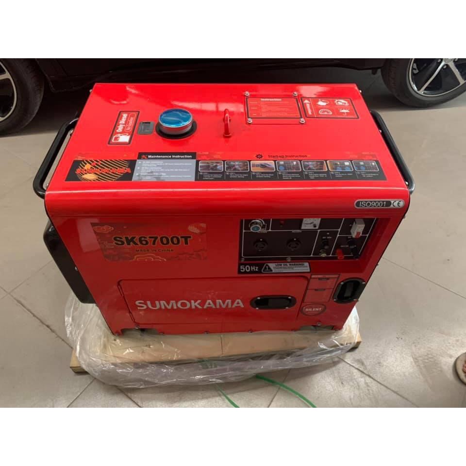 MÁY PHÁT ĐIỆN CHẠY DẦU 5KW SUMOKAMA SK6700E