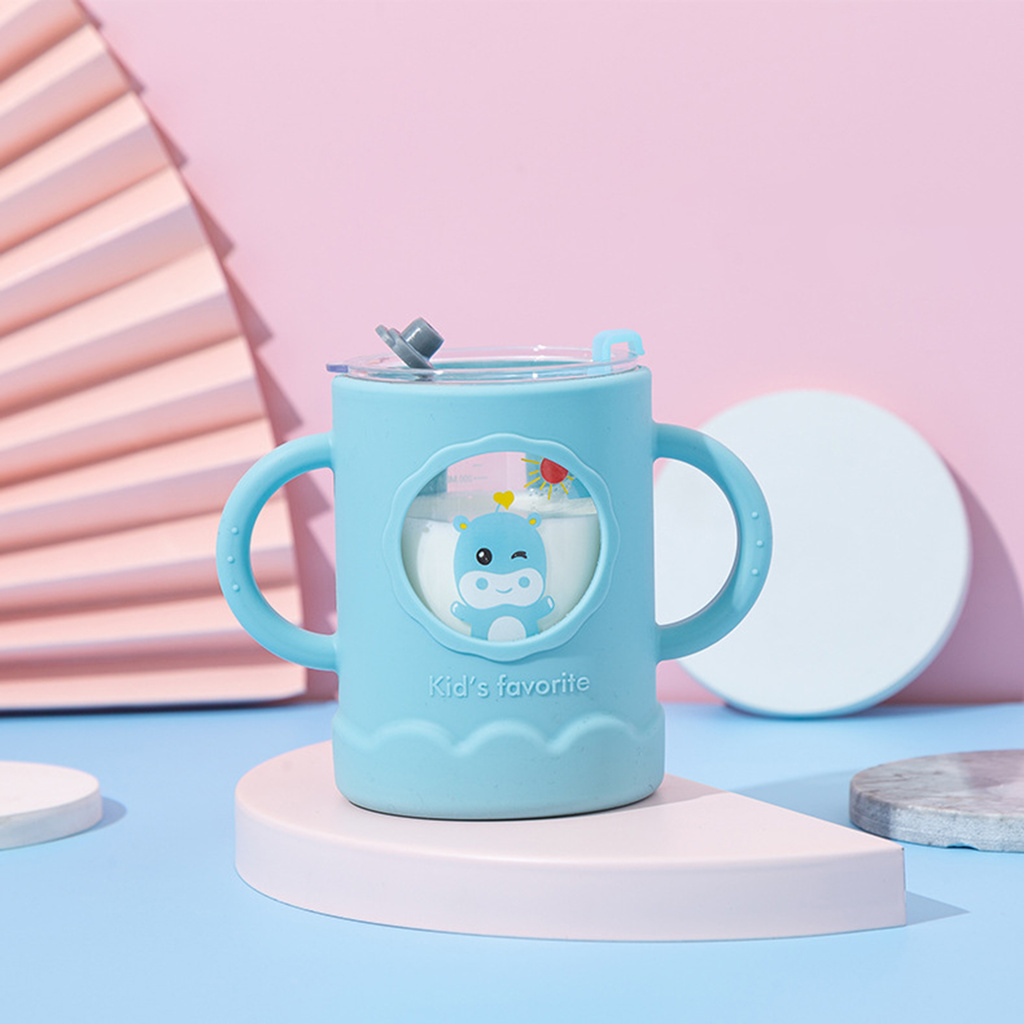 Ly sữa hình hoạt hình đáng yêu cho bé dung tích 250ml