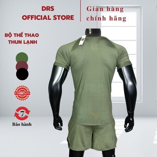 Bộ thể thao nam DRCB80 đồ bộ quần áo thể thao cổ tròn,  chất liệu thun lạnh, co giãn và thoáng mát.