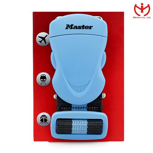 Dây Đai Buộc Vali Master Lock 4700 EURDBLU (Xanh dương)
