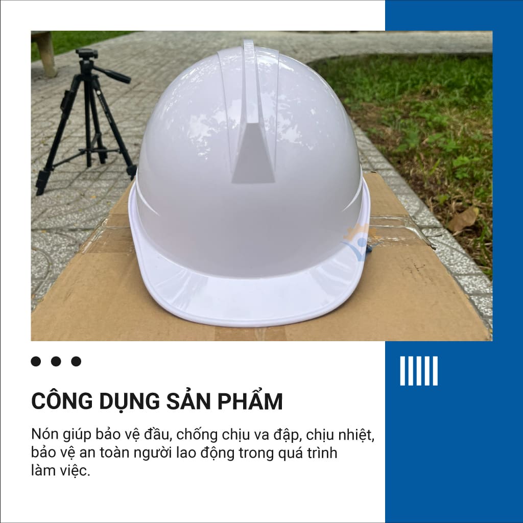 Nón bảo hộ Kukje I Hàn Quốc - Có 2 màu trắng và vàng, bảo vệ an toàn, chất lượng cao, an tâm sử dụng - THINKSAFE