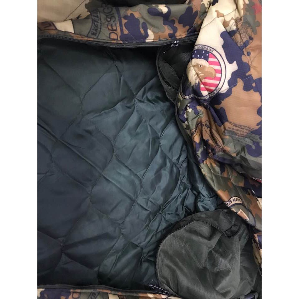 Võng Dù Có Mùng 3 lớp. 1m3 x 2m5 . Vải Dù  Ca Rô in Họa Tiết ranri . Tặng 6m dây giăng mùng  . Ảnh thật