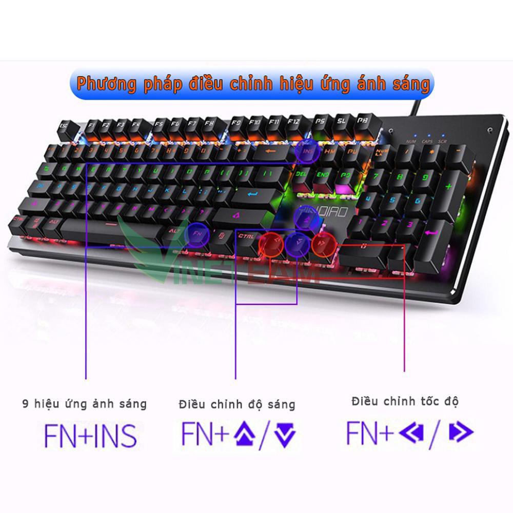 Bàn Phím Cơ Gaming ZK4 Gaming cao cấp, nhiều chế độ led, phím tạch tạch cảm giác chơi game cực đã BH 12 tháng -dc4097