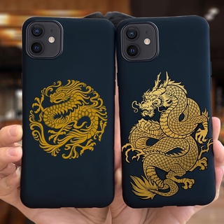 Ốp điện thoại TPU mềm hình con rồng màu kẹo cho iPhone 6 6s plus 11 11pro 11promax X XR XS 7 7plus 8 8plus