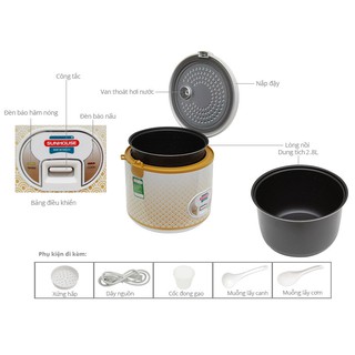Nồi cơm điện Sunhouse 2.8 lít SH830