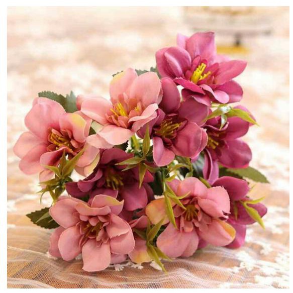 1 cây hoa giả Hoa nhân tạo cho tiệc cưới Trang trí nhà - hoa phi yến