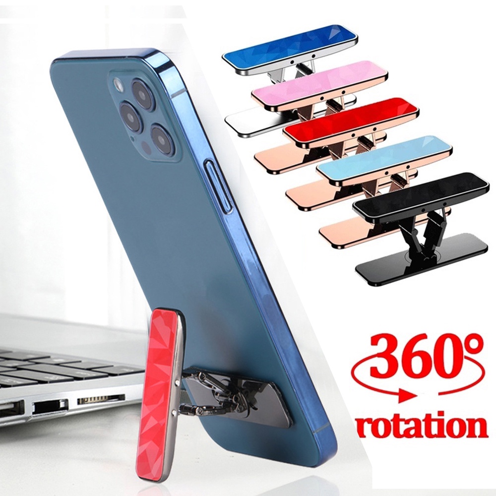 Giá Đỡ Điện Thoại Mini Bằng Hợp Kim Nhôm Xoay 360 Độ Tiện Dụng