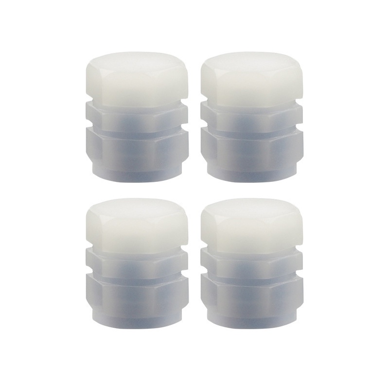 Bộ 4 Nắp Van Bánh Xe Có Đèn LED Màu Xanh Dương