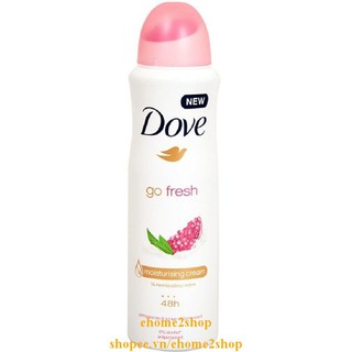 Xịt Khử Mùi Nữ 150Ml Dove Go Fresh Go Fresh Lựu, shopee.vn/ehome2shop.