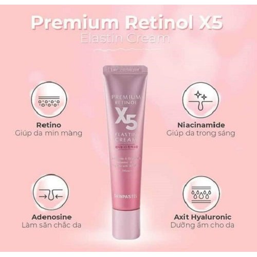 Kem Dưỡng Trẻ Hóa Da RETINOL X5 ELASTIN CREAM SKINPASTEL 30ml - HANZY STORE