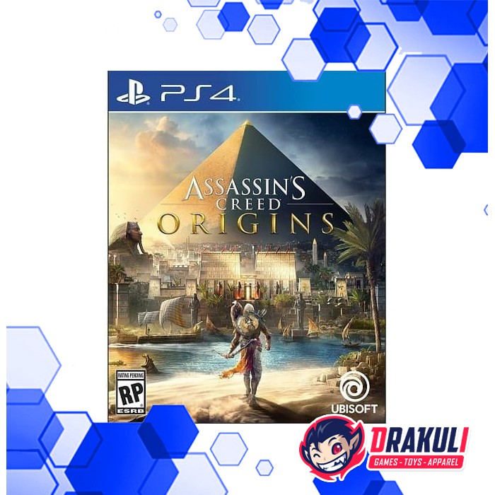 Mô Hình Nhân Vật Game Ps4 Assassin 's Creed Origins 3 Bằng Pvc Chất Lượng Cao