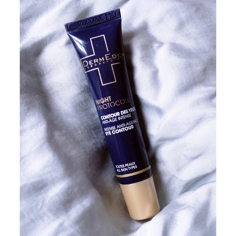 Kem dưỡng mắt làm mờ quầng thâm,nếp nhăn,bọng mắt Dermeden EYE CONTOUR Retinol 1%+Niacinamide 5%  15ml