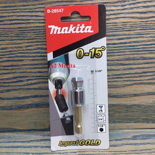 Đầu chuyển vặn vít sang Bulon 3/8" nghiên 0-15 độ Makita - B-28547