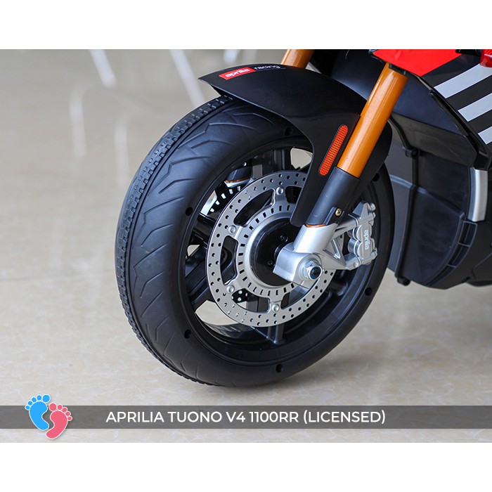 Mô tô điện Licensed APRILIA TUONO cho bé BABY PLAZA V4 1100RR