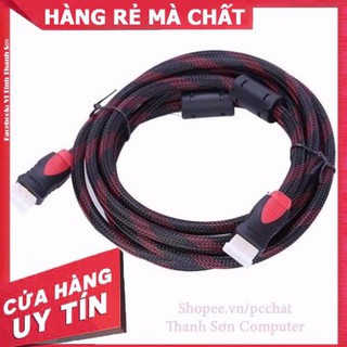 [Mã PC10K20X  hoàn đến10K xu] DÂY CÁP LƯỚI HDMI TRÒN 1.5m / 3m / 10m - Linh Kiện Phụ Kiện PC Laptop Thanh Sơn