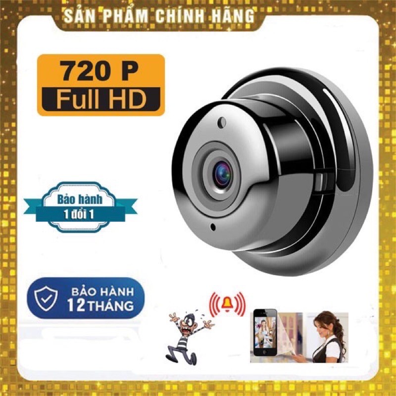 Camera IP Mini giám sát, chống trộm,V380 PRO - có Hồng Ngoại Quay đêm, BH 2 năm