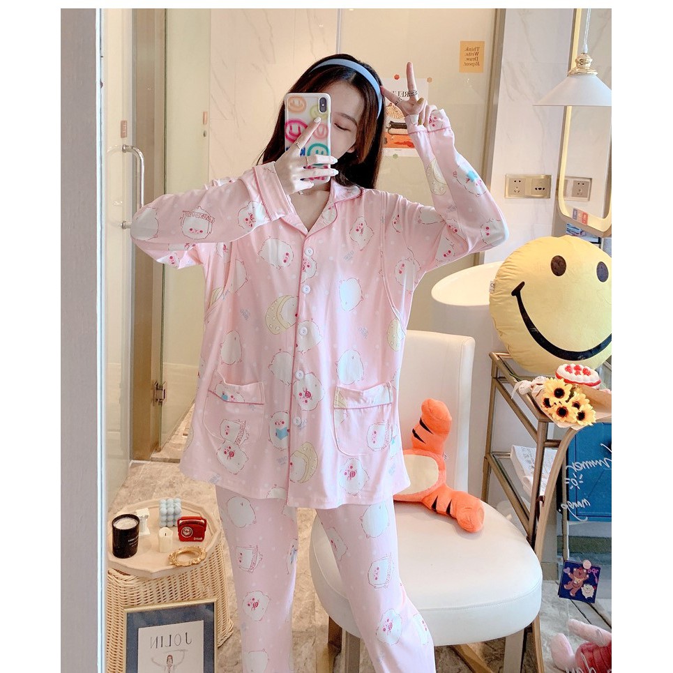 Bộ Bầu Dài Tay Sau Sinh-SAQ185